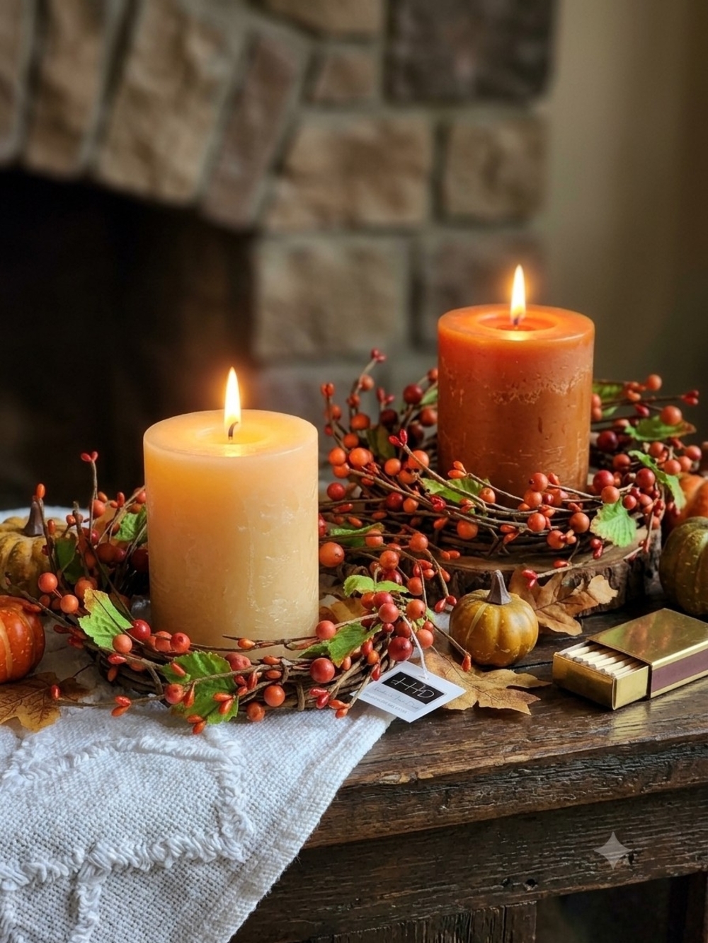 WHD Candle Rings (X2)
